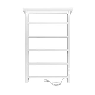 Полотенцесушитель электрический Indigo Forma LEF80-50WMRt с полкой 80x50 см белый матовый